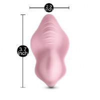 Wearable Panty Vibrator, 7 Speeds, Silicone, w/Remote Control, PINK